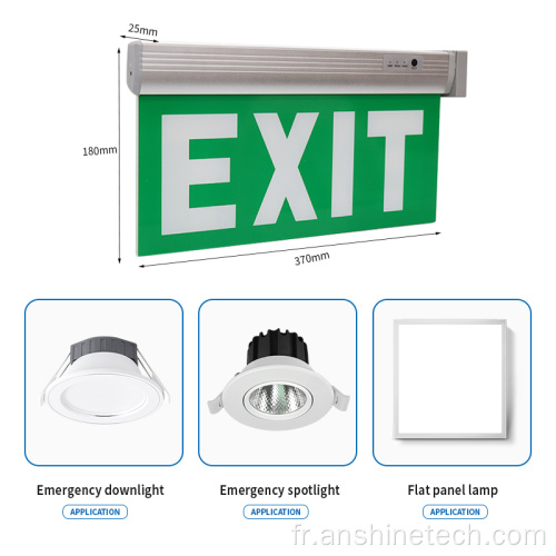 Éclairage de sortie de secours LED 4W